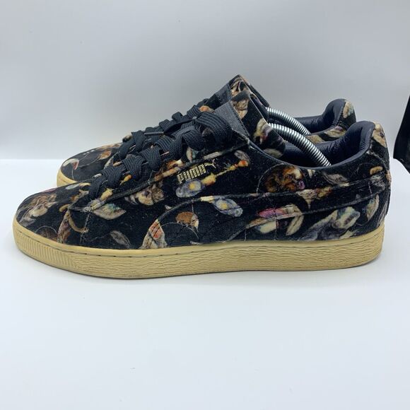 PUMA x House of Hackney Basket Classic Low Velvet Sneakers Men’s 11 - Picture 1 of 8